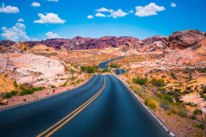 Valley of Fire panoramic road